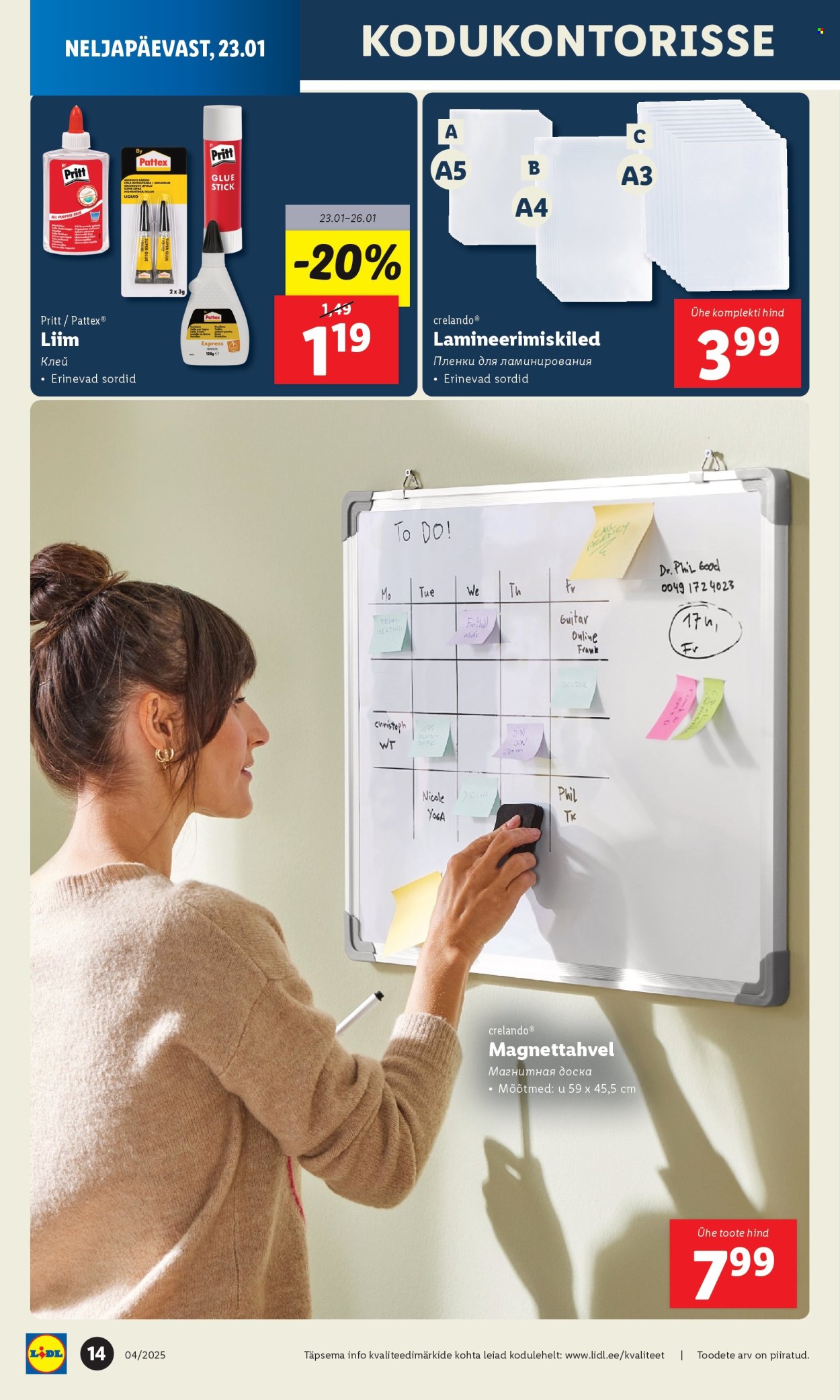 Lidl kliendileht - 20.01.2025 - 26.01.2025. Lehekülg 14