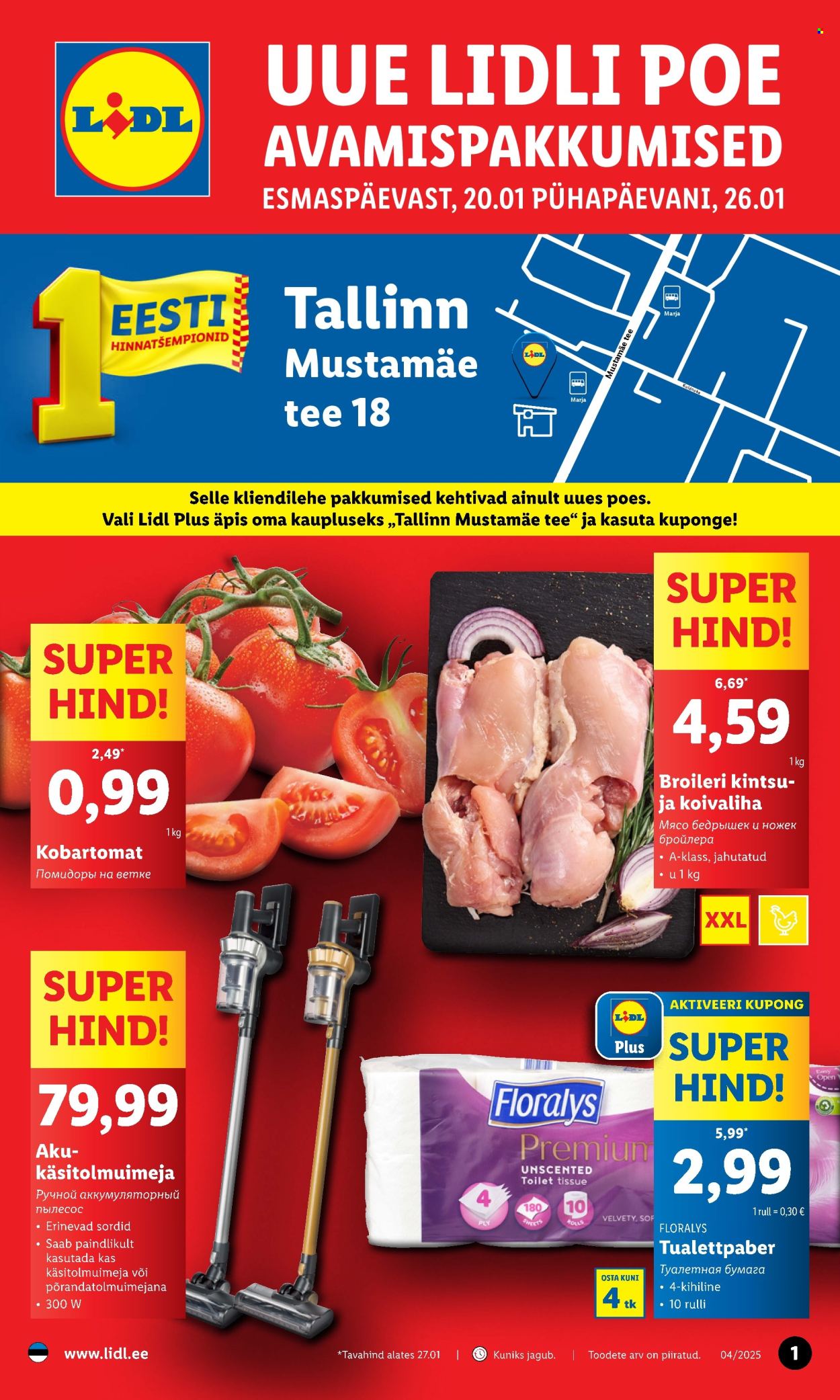 Lidl kliendileht - 20.01.2025 - 26.01.2025. Lehekülg 1