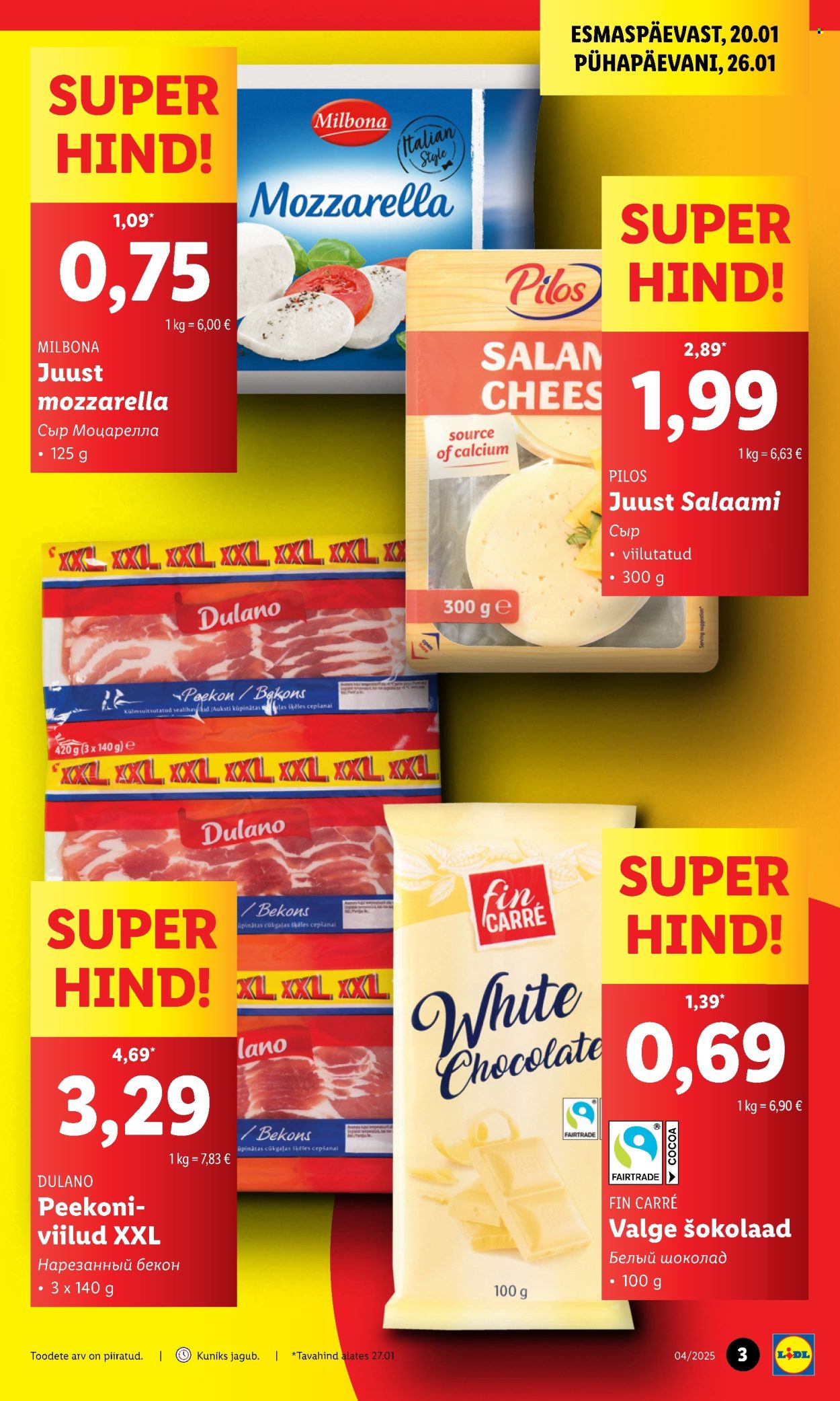 Lidl kliendileht - 20.01.2025 - 26.01.2025. Lehekülg 3
