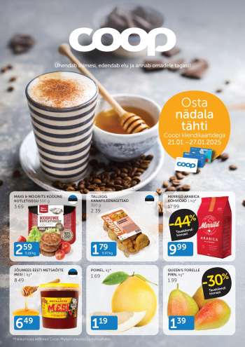 Kaupluse Coop kliendileht - 21.01.2025 - 27.01.2025.