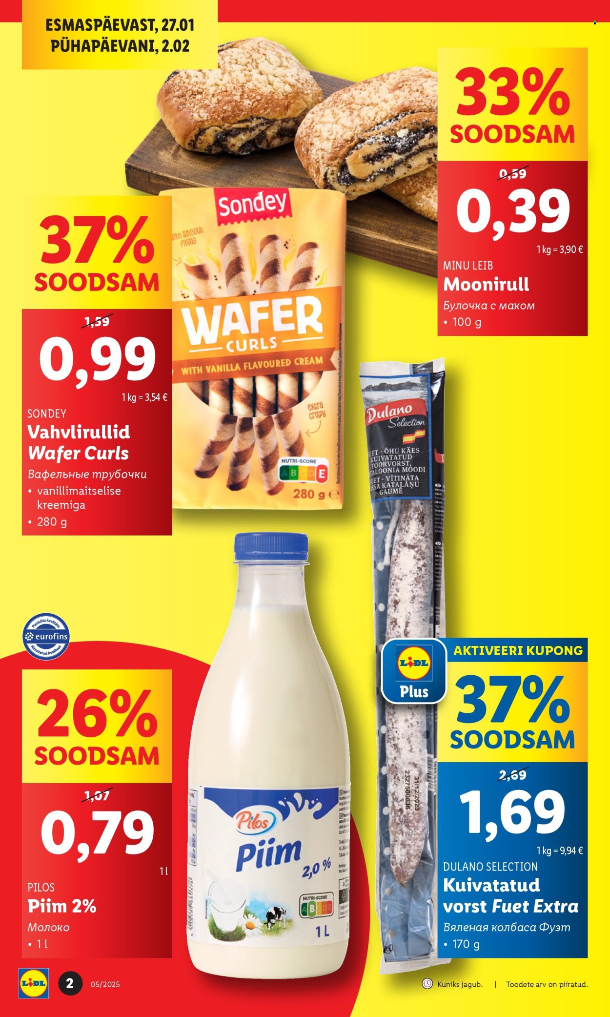 Lidl kliendileht - 27.01.2025 - 02.02.2025. Lehekülg 2