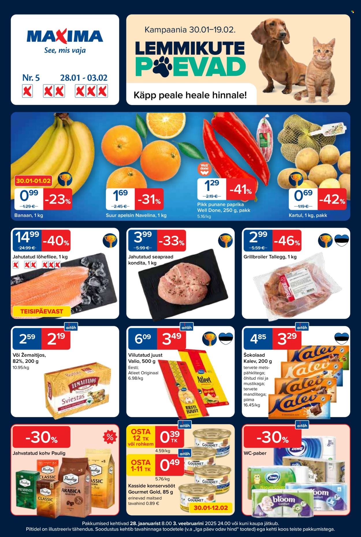 Maxima kliendileht - 28.01.2025 - 03.02.2025. Lehekülg 1