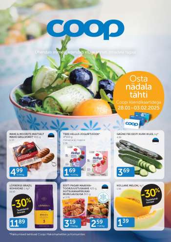 Kaupluse Coop kliendileht - 28.01.2025 - 03.02.2025.