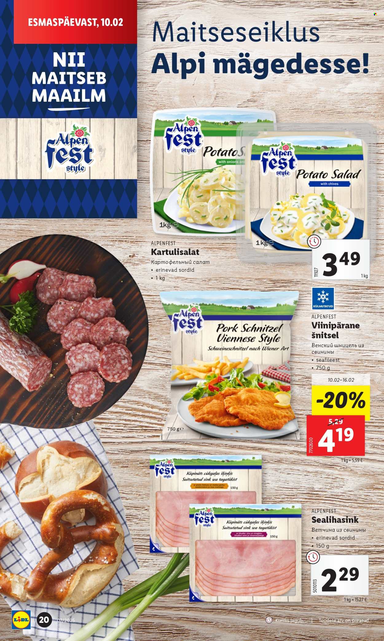 Lidl kliendileht - 10.02.2025 - 16.02.2025. Lehekülg 20