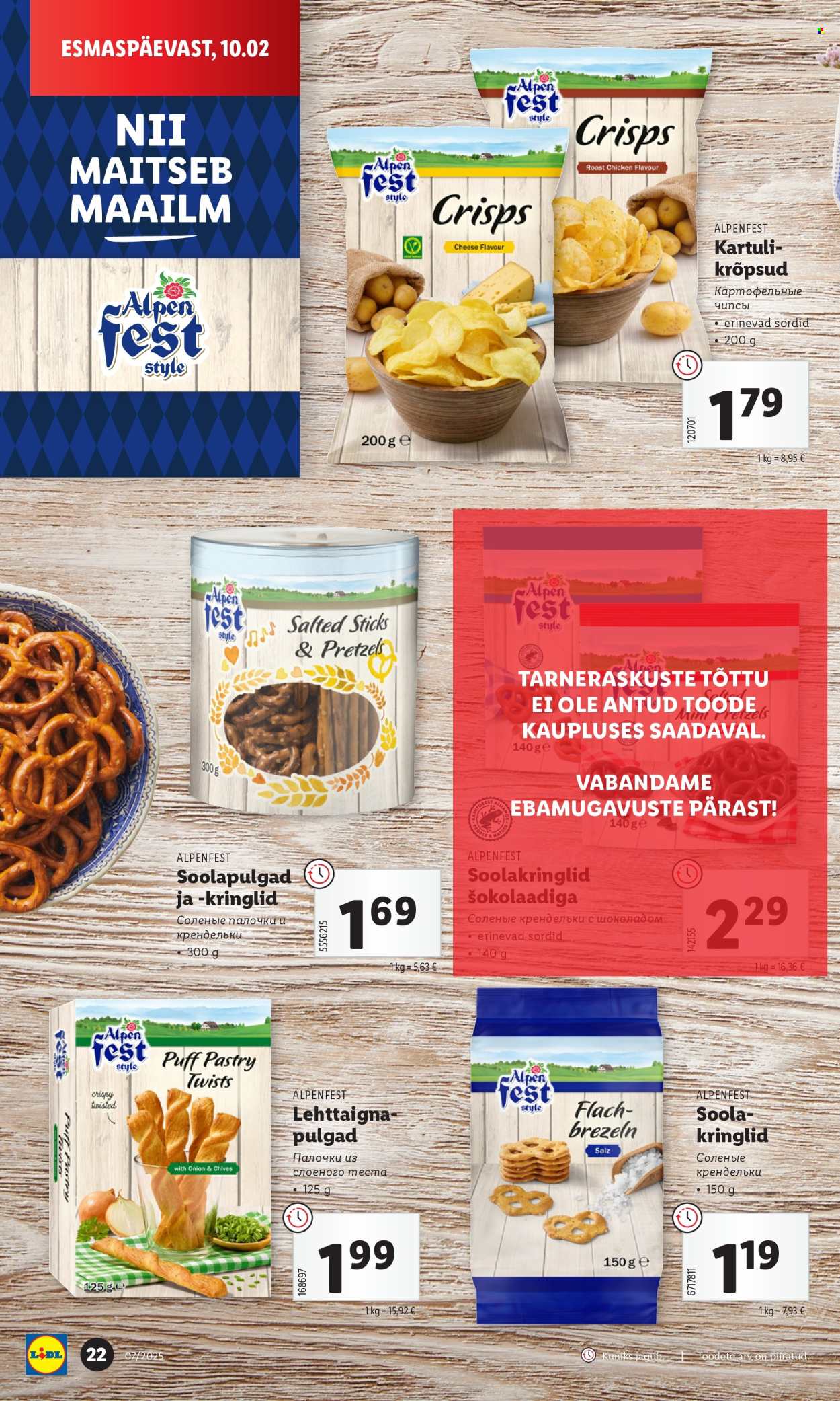 Lidl kliendileht - 10.02.2025 - 16.02.2025. Lehekülg 22