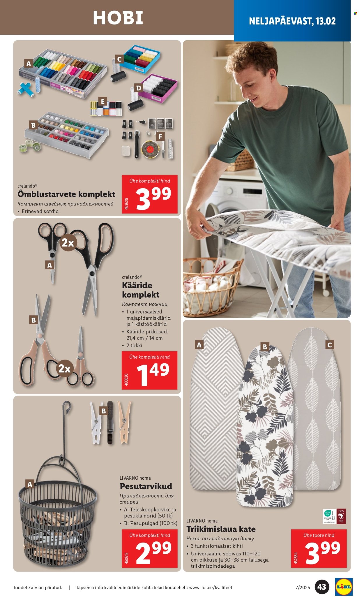 Lidl kliendileht - 10.02.2025 - 16.02.2025. Lehekülg 43