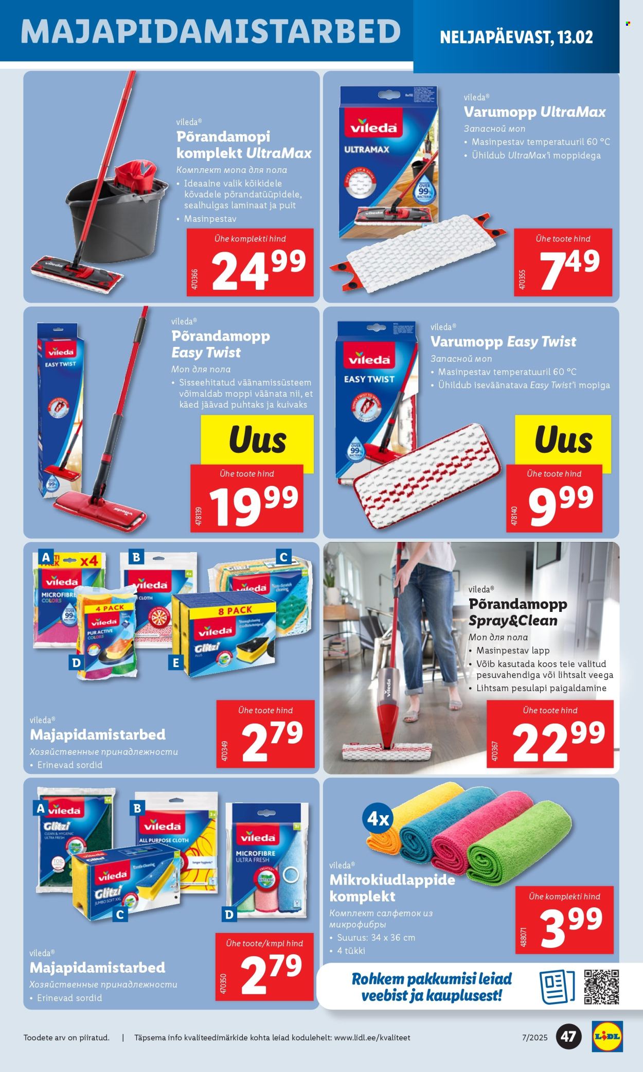 Lidl kliendileht - 10.02.2025 - 16.02.2025. Lehekülg 47