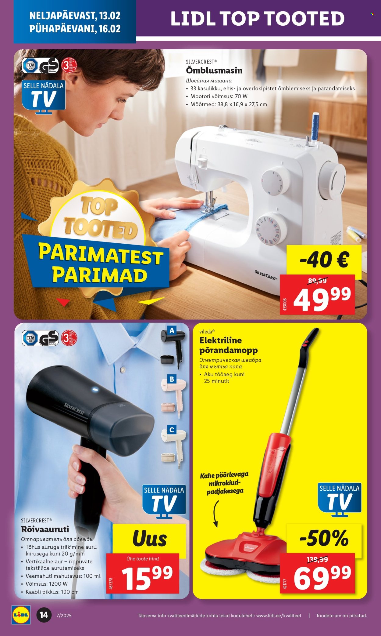 Lidl kliendileht - 10.02.2025 - 16.02.2025. Lehekülg 14