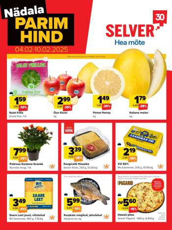 Kaupluse Selver kliendileht - 04.02.2025 - 10.02.2025.