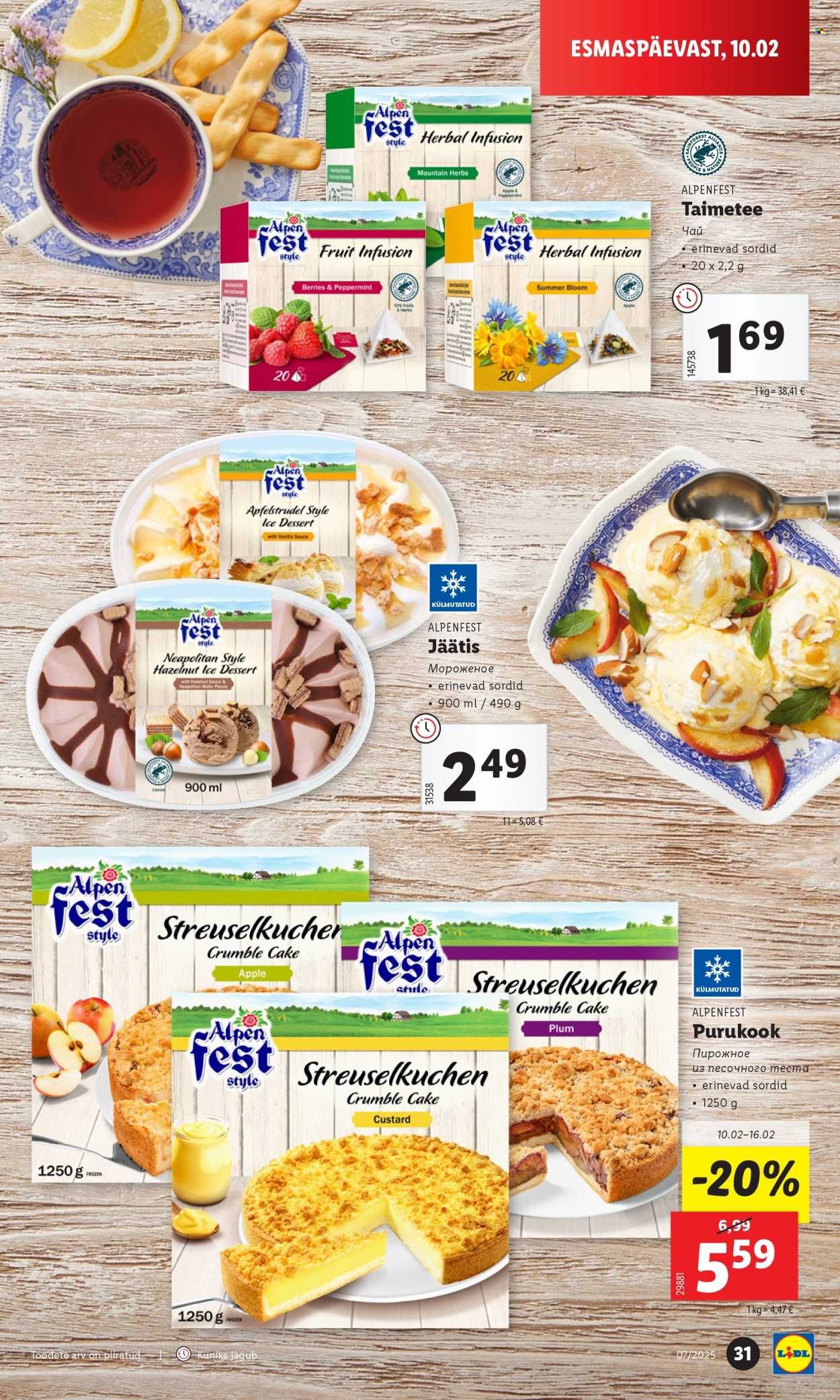 Lidl kliendileht - 13.02.2025 - 16.02.2025. Lehekülg 31