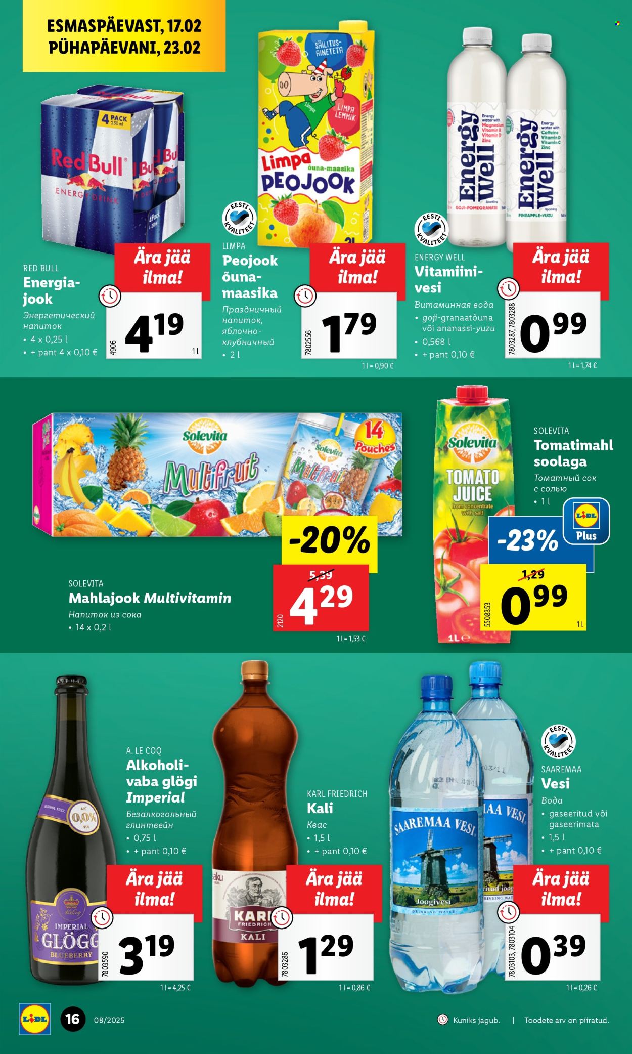Lidl kliendileht - 17.02.2025 - 23.02.2025. Lehekülg 16