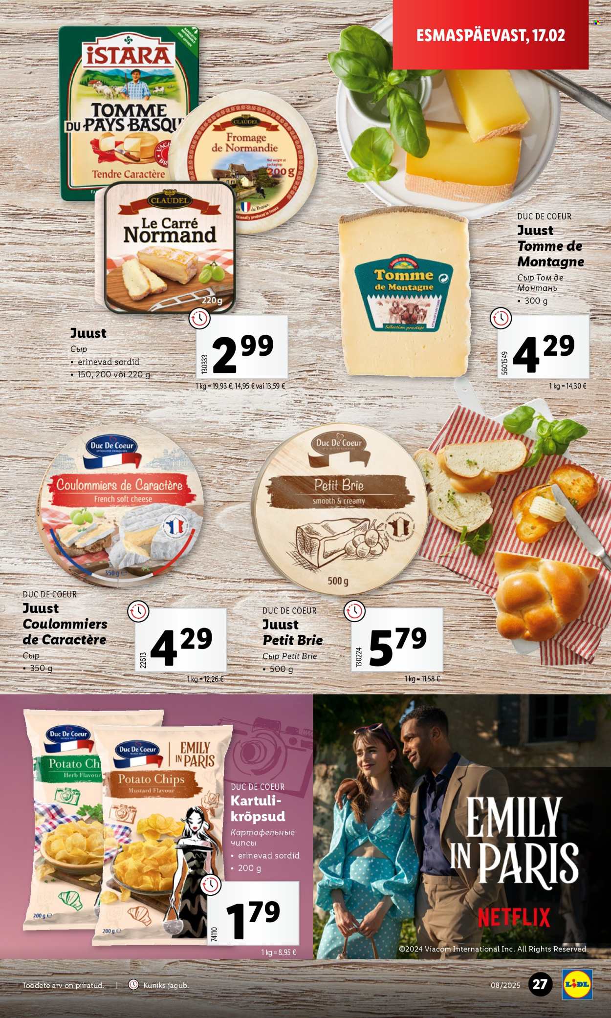 Lidl kliendileht - 17.02.2025 - 23.02.2025. Lehekülg 27