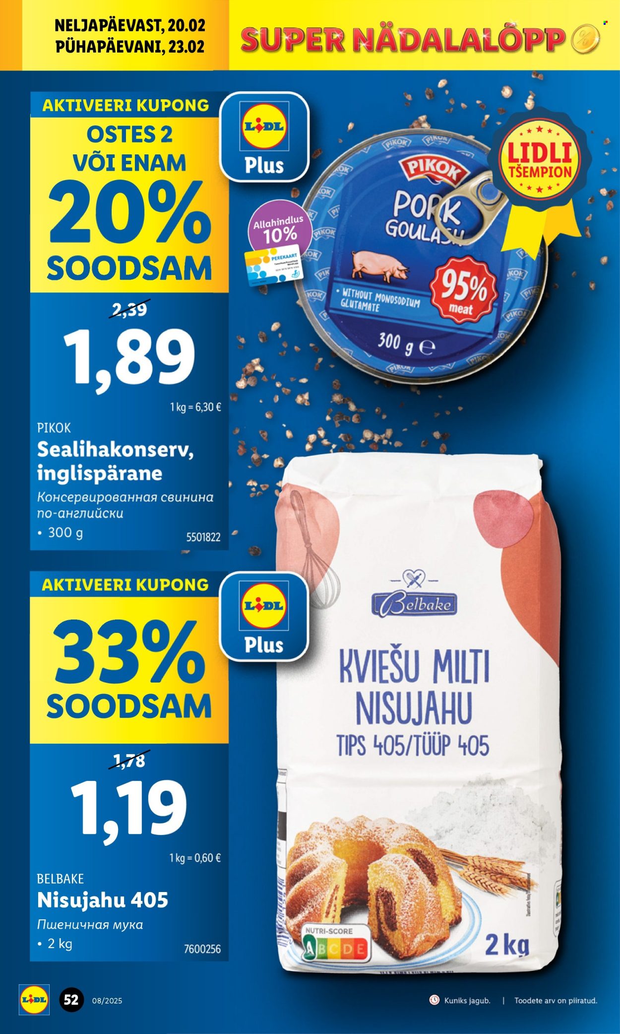 Lidl kliendileht - 17.02.2025 - 23.02.2025. Lehekülg 52