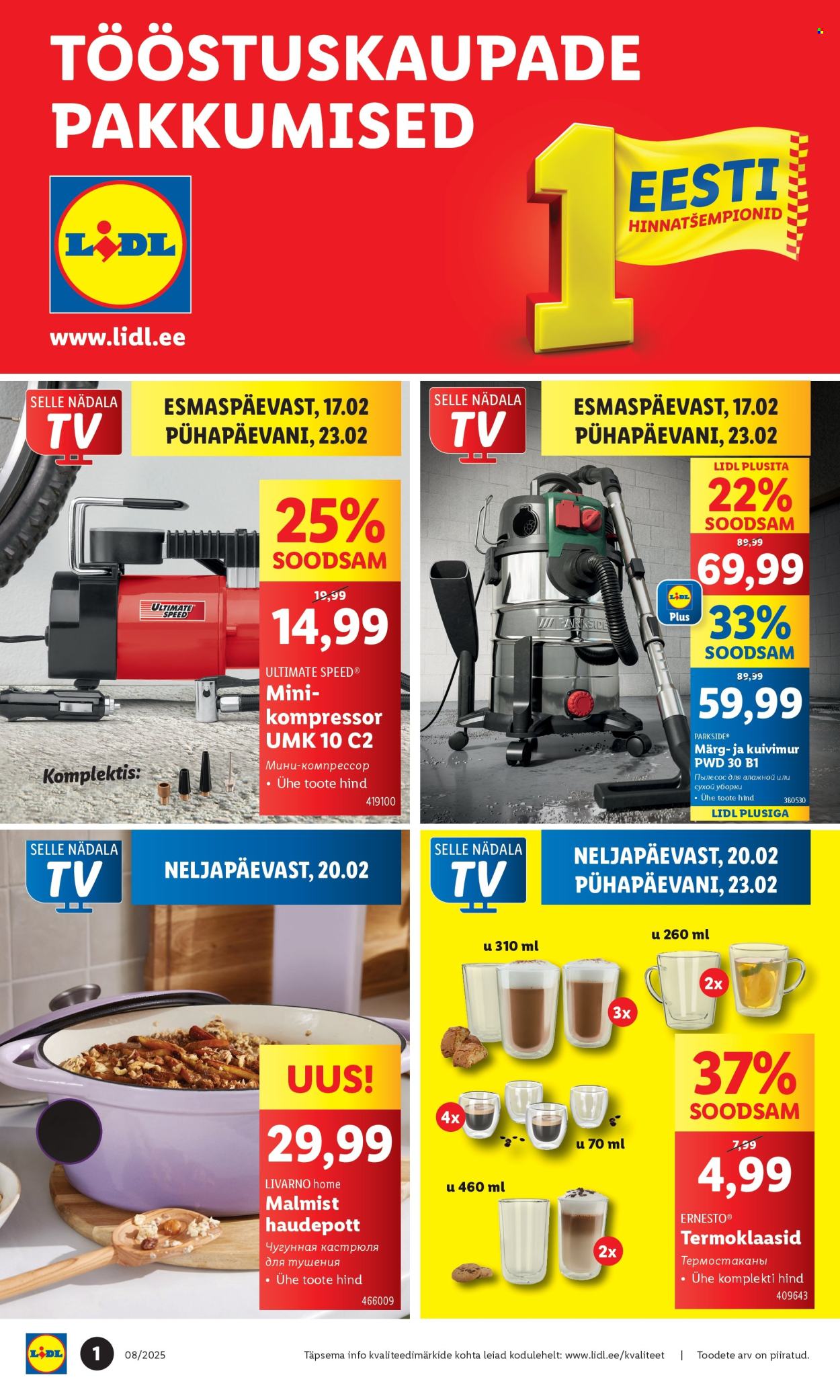 Lidl kliendileht - 17.02.2025 - 23.02.2025. Lehekülg 1