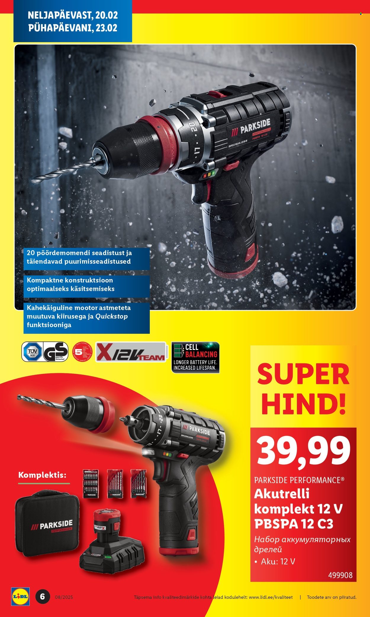 Lidl kliendileht - 20.02.2025 - 23.02.2025. Lehekülg 6