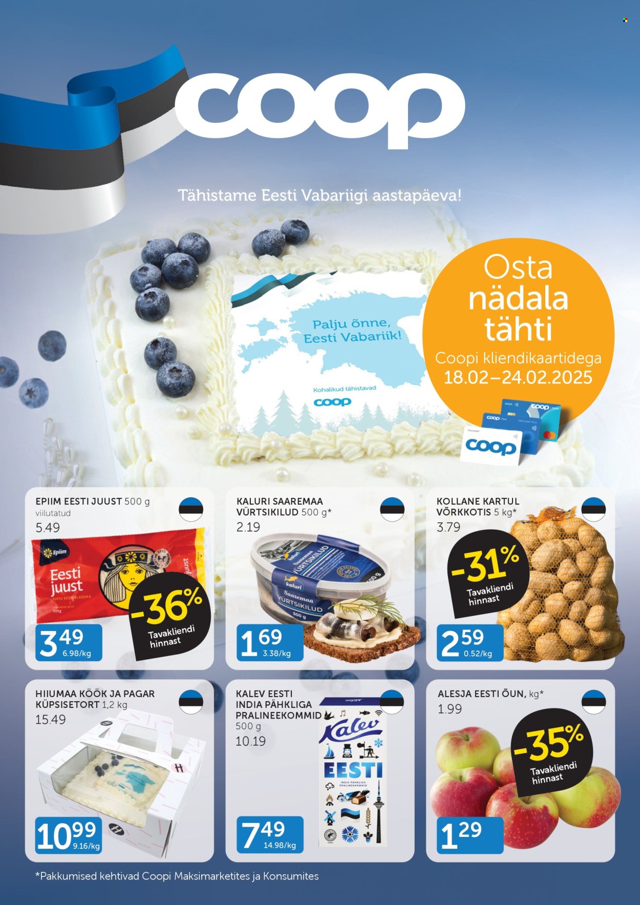 Coop kliendileht - 18.02.2025 - 24.02.2025. Lehekülg 1