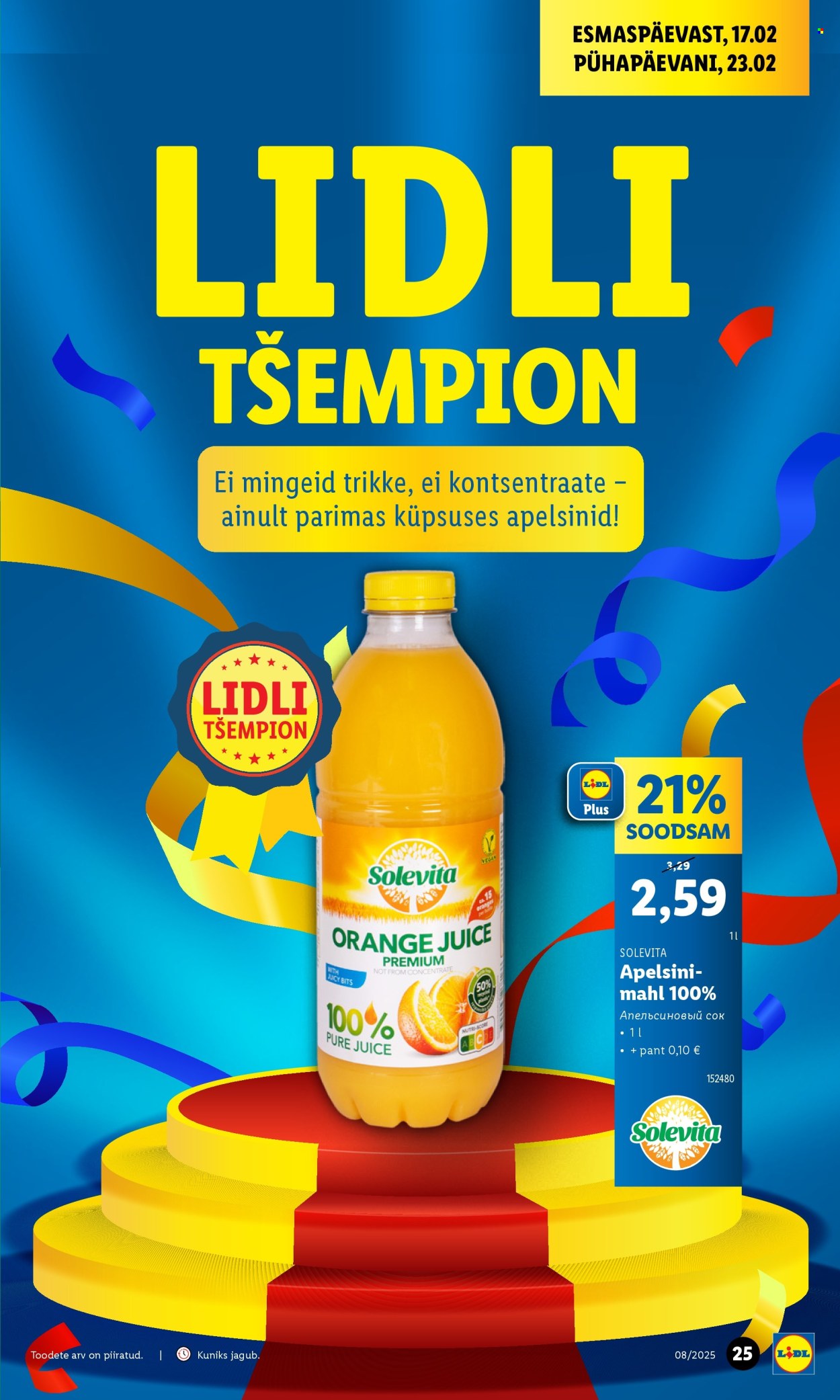 Lidl kliendileht - 20.02.2025 - 23.02.2025. Lehekülg 25