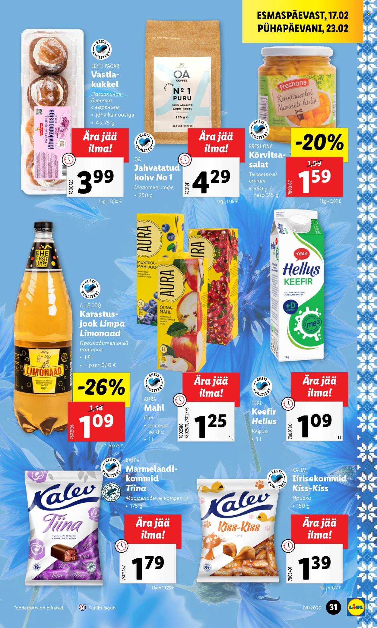 Lidl kliendileht - 20.02.2025 - 23.02.2025. Lehekülg 31