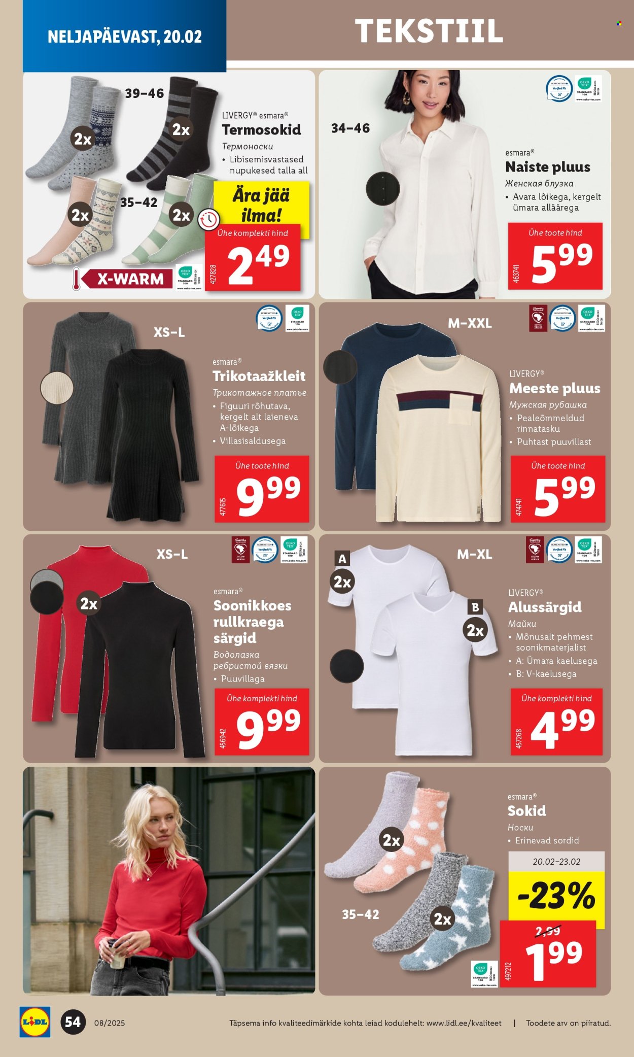 Lidl kliendileht - 20.02.2025 - 23.02.2025. Lehekülg 54