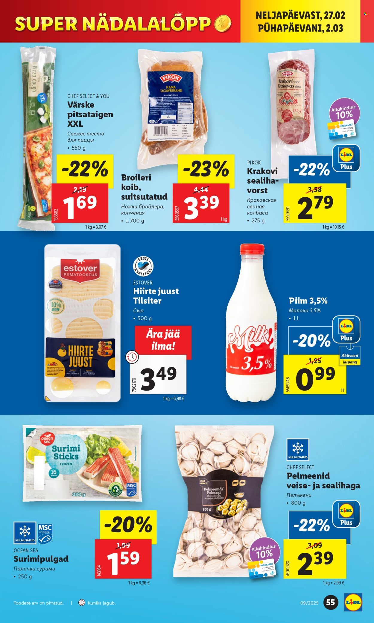Lidl kliendileht - 24.02.2025 - 02.03.2025. Lehekülg 55