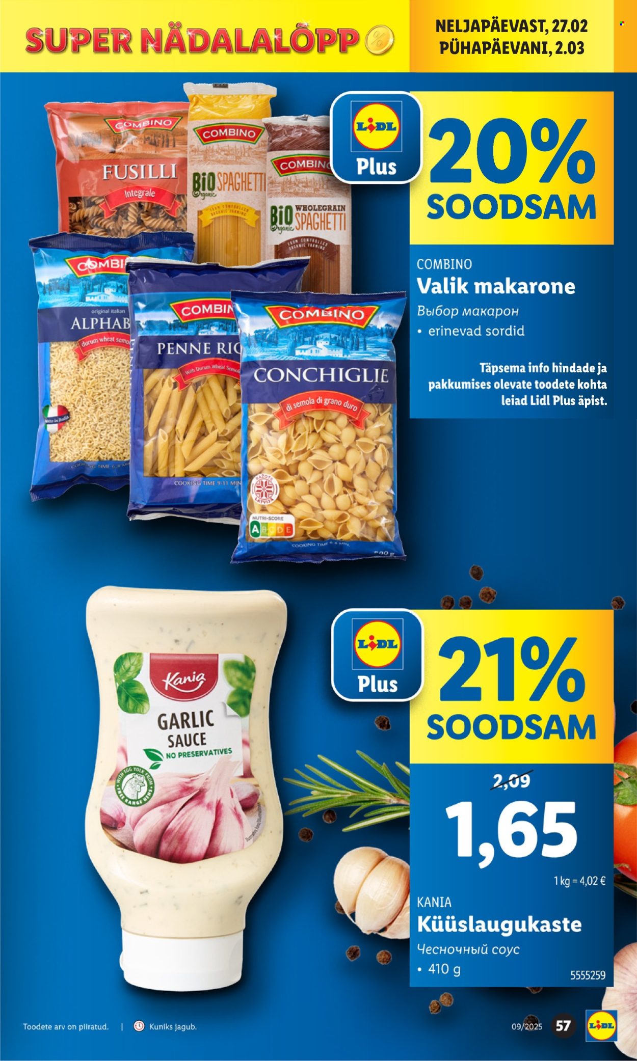 Lidl kliendileht - 24.02.2025 - 02.03.2025. Lehekülg 57