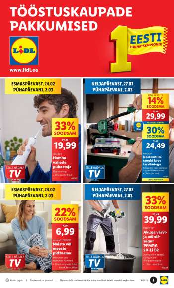 Kaupluse Lidl kliendileht - 24.02.2025 - 02.03.2025.