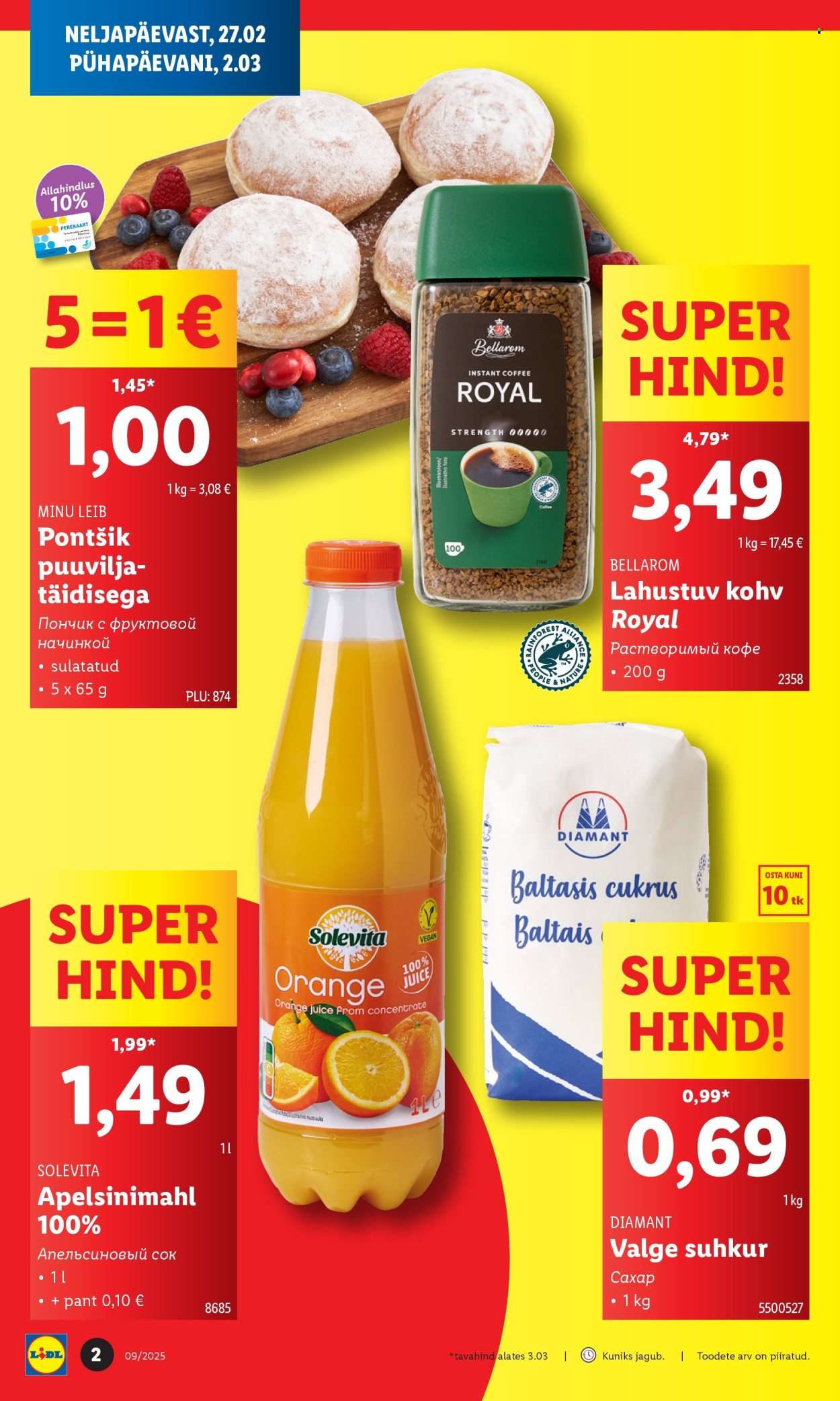 Lidl kliendileht - 27.02.2025 - 02.03.2025. Lehekülg 2