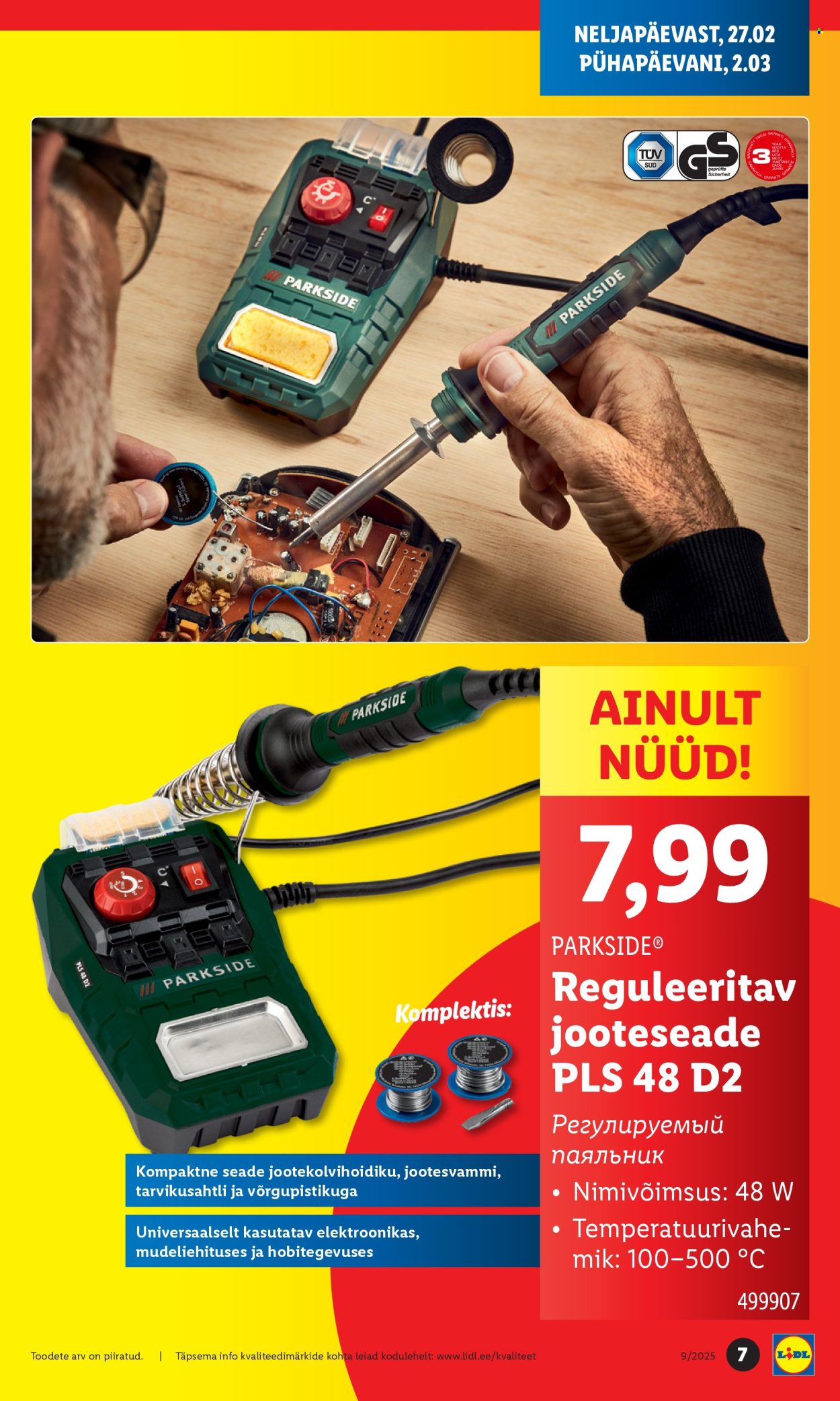 Lidl kliendileht - 27.02.2025 - 02.03.2025. Lehekülg 7