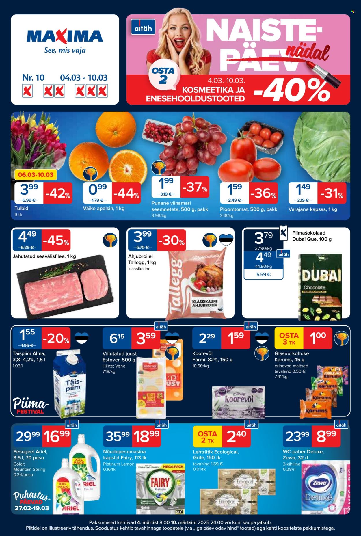 Maxima kliendileht - 04.03.2025 - 10.03.2025. Lehekülg 1
