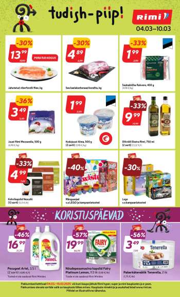 Kaupluse Rimi kliendileht - 04.03.2025 - 10.03.2025.