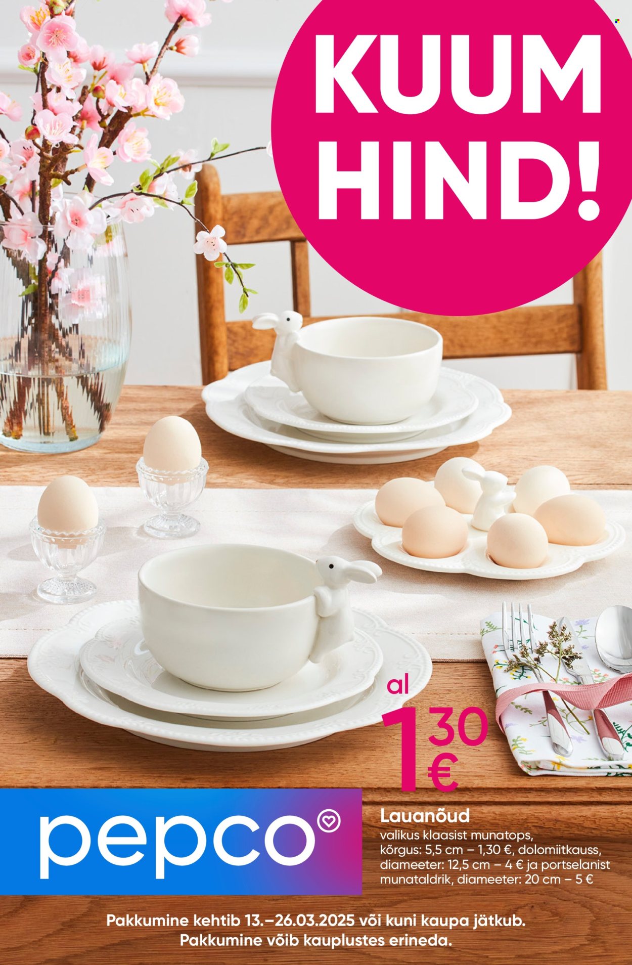 Pepco kliendileht - 13.03.2025 - 26.03.2025. Lehekülg 1