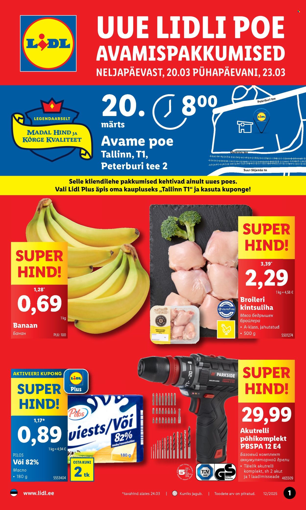 Lidl kliendileht - 20.03.2025 - 23.03.2025. Lehekülg 1