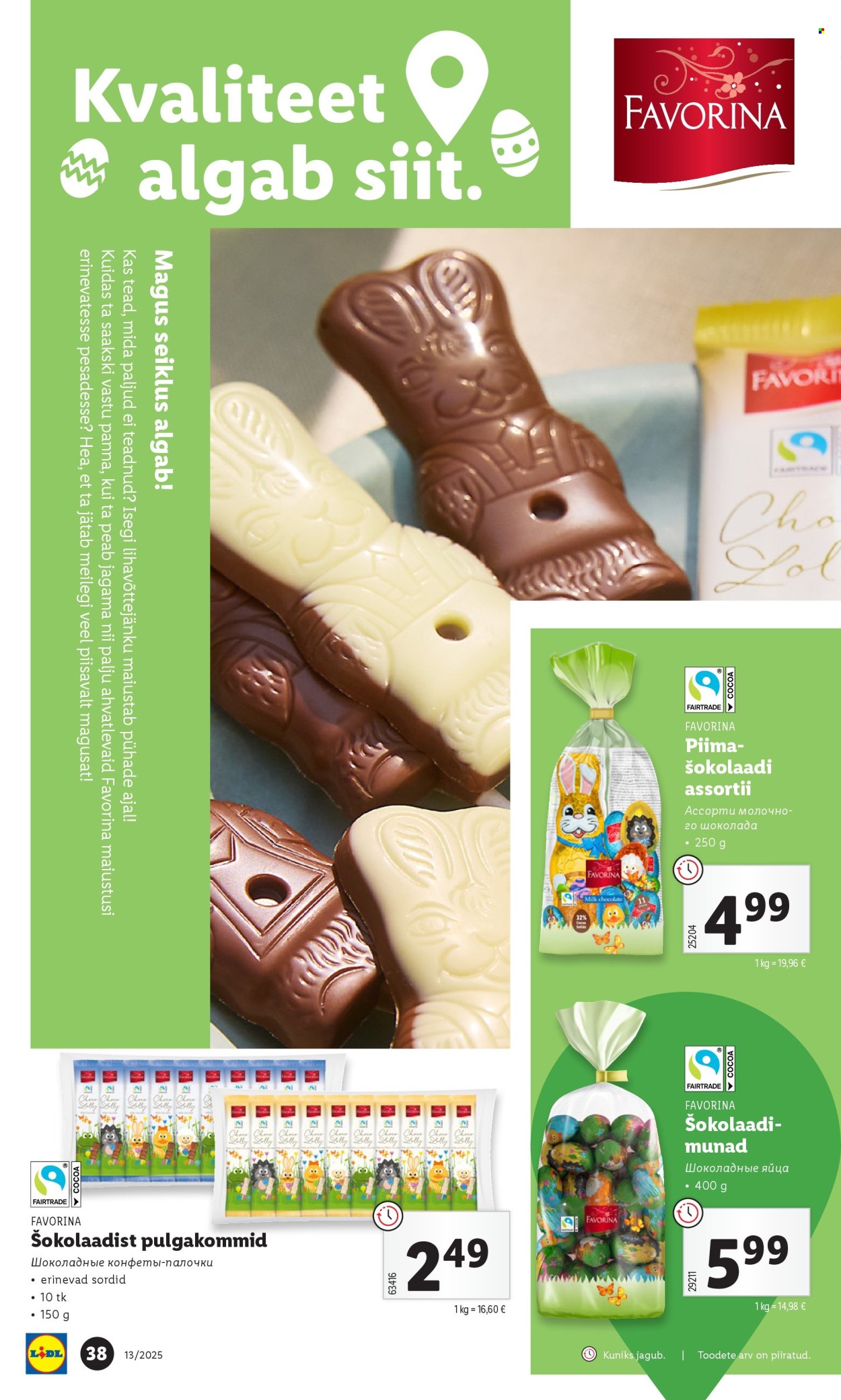 Lidl kliendileht - 24.03.2025 - 30.03.2025. Lehekülg 38