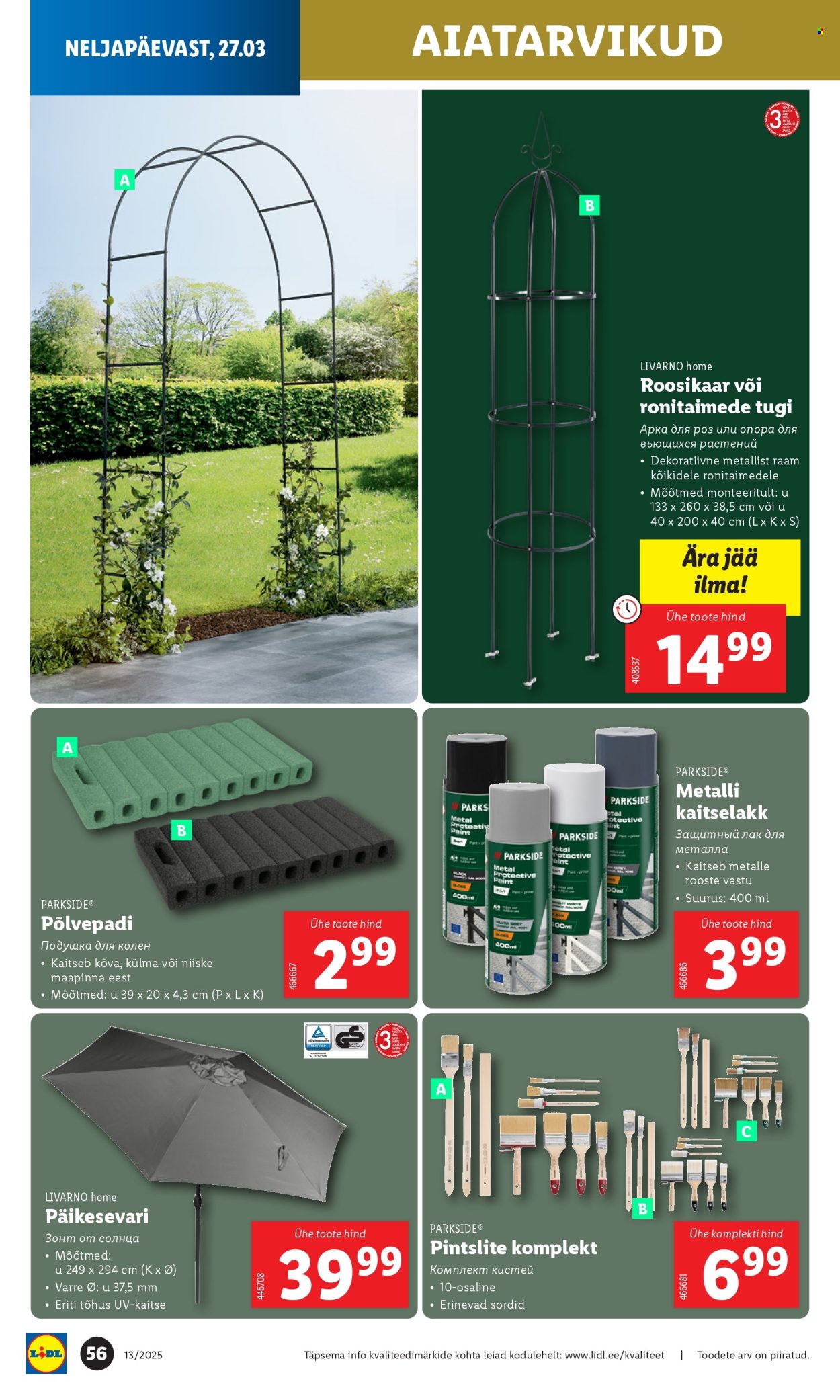 Lidl kliendileht - 24.03.2025 - 30.03.2025. Lehekülg 56