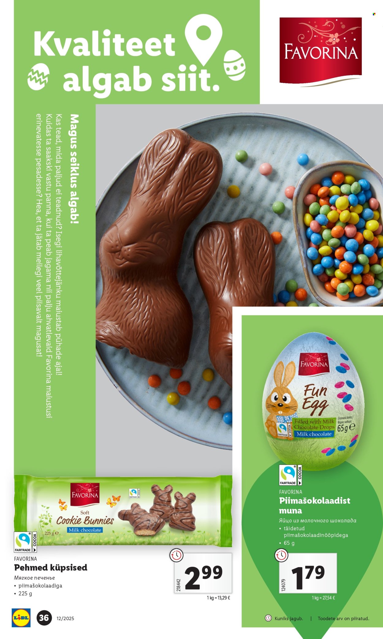 Lidl kliendileht - 20.03.2025 - 23.03.2025. Lehekülg 36