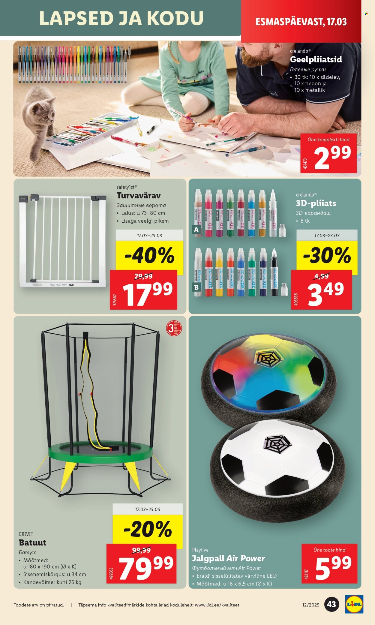 Lidl kliendileht - 20.03.2025 - 23.03.2025. Lehekülg 43