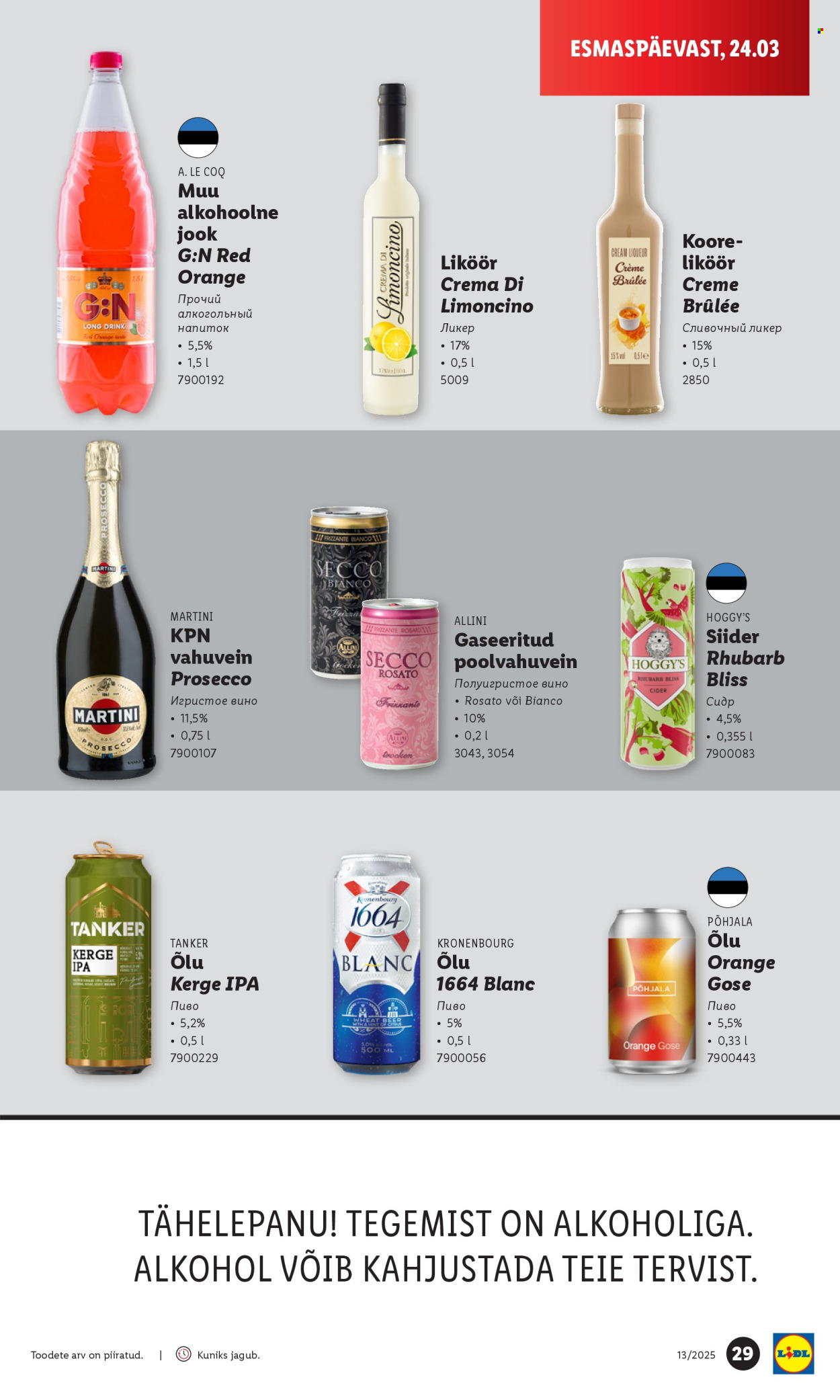 Lidl kliendileht - 27.03.2025 - 30.03.2025. Lehekülg 29