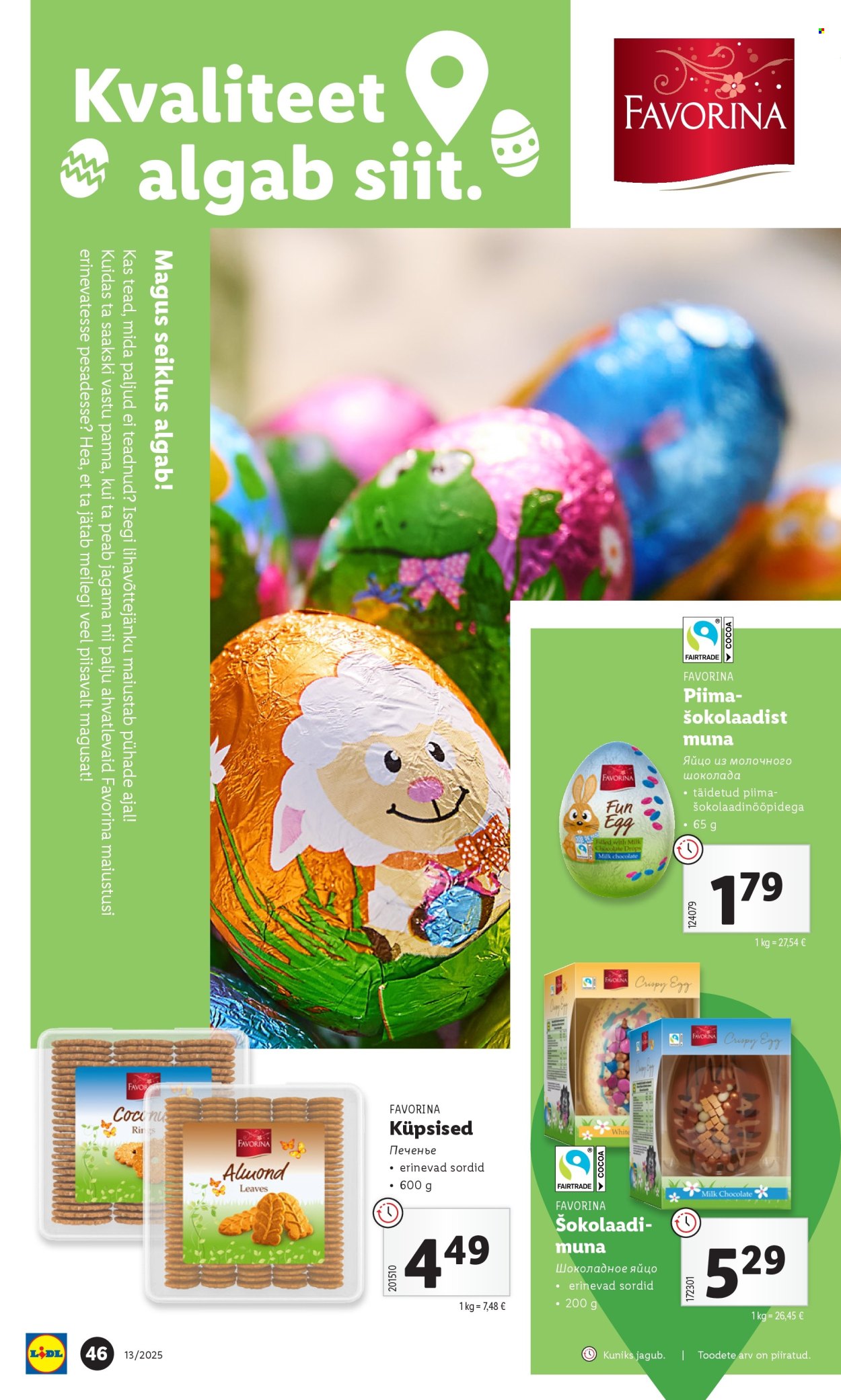 Lidl kliendileht - 27.03.2025 - 30.03.2025. Lehekülg 46