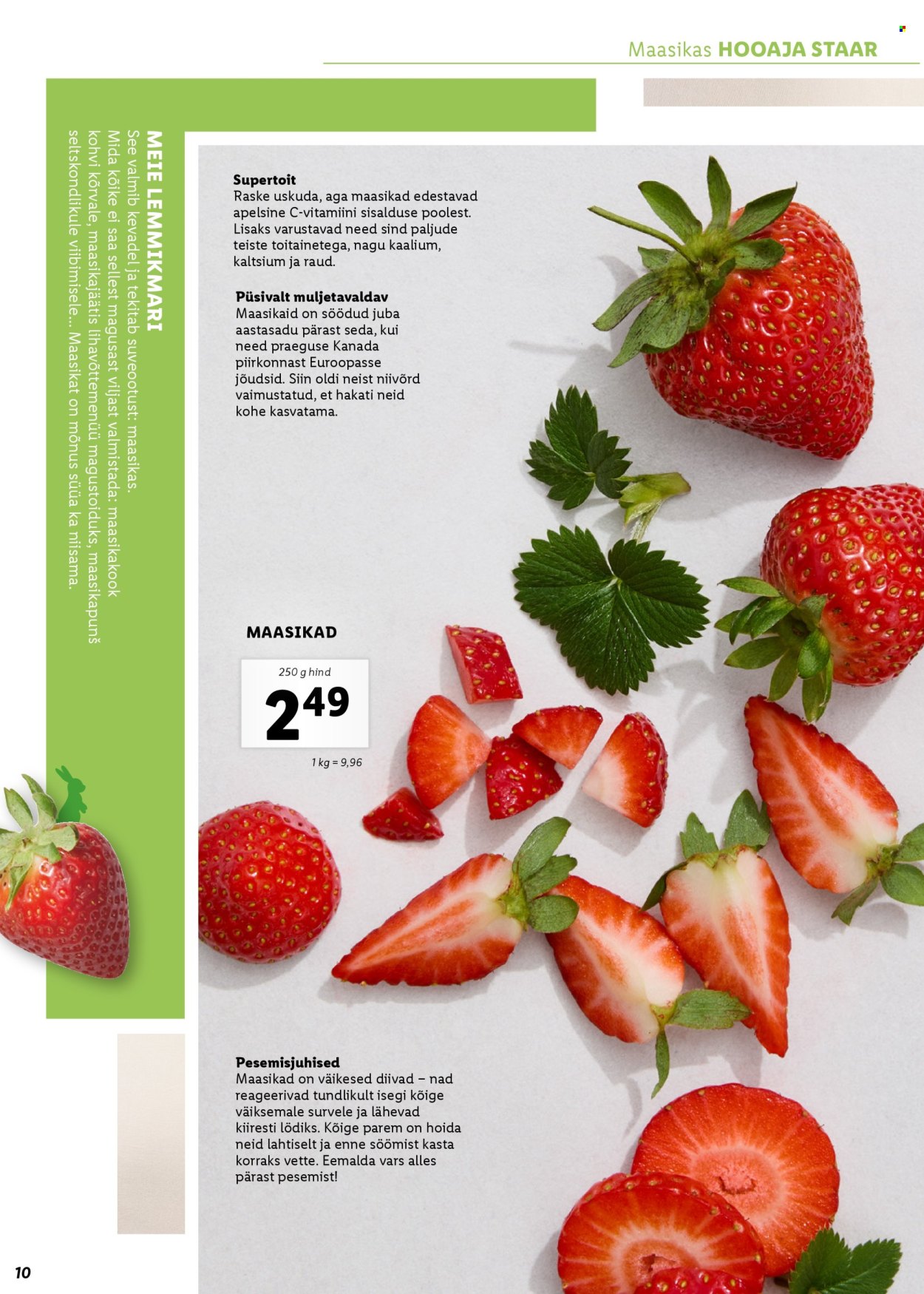 Lidl kliendileht. Lehekülg 10