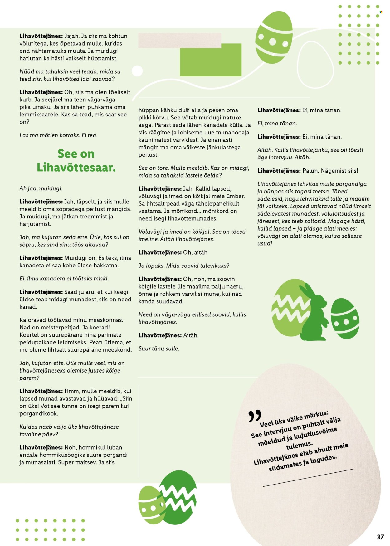 Lidl kliendileht. Lehekülg 37