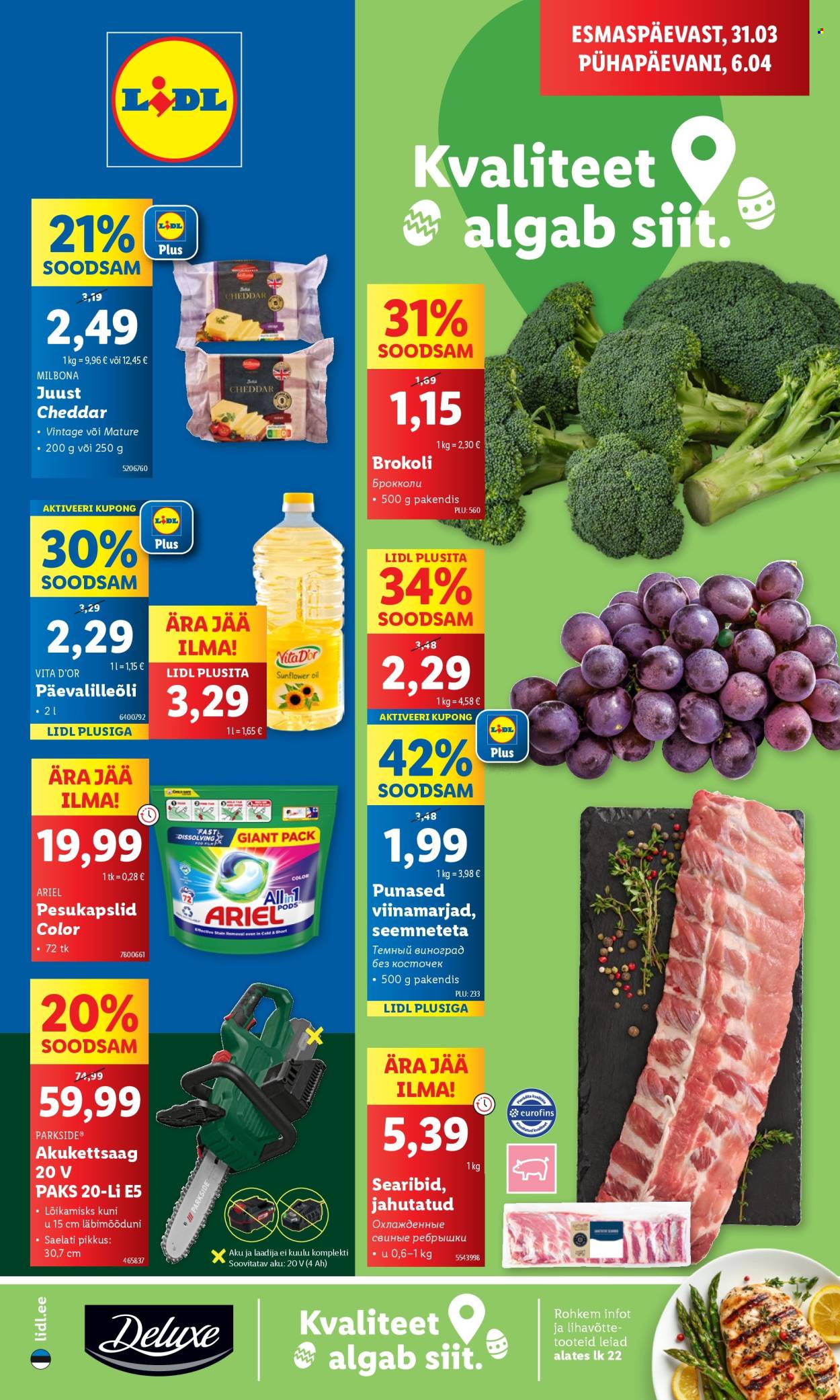 Lidl kliendileht - 31.03.2025 - 06.04.2025. Lehekülg 1
