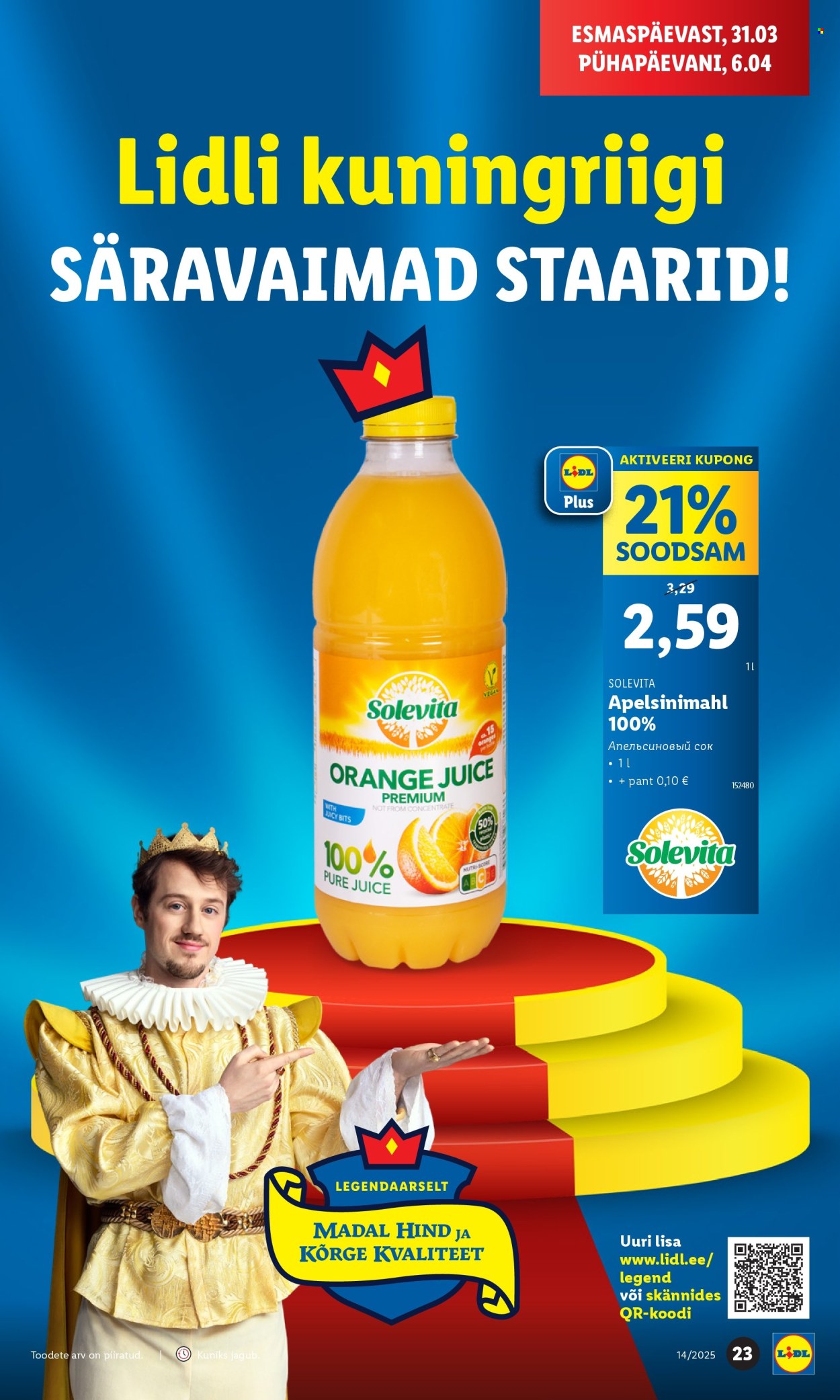 Lidl kliendileht - 31.03.2025 - 06.04.2025. Lehekülg 23