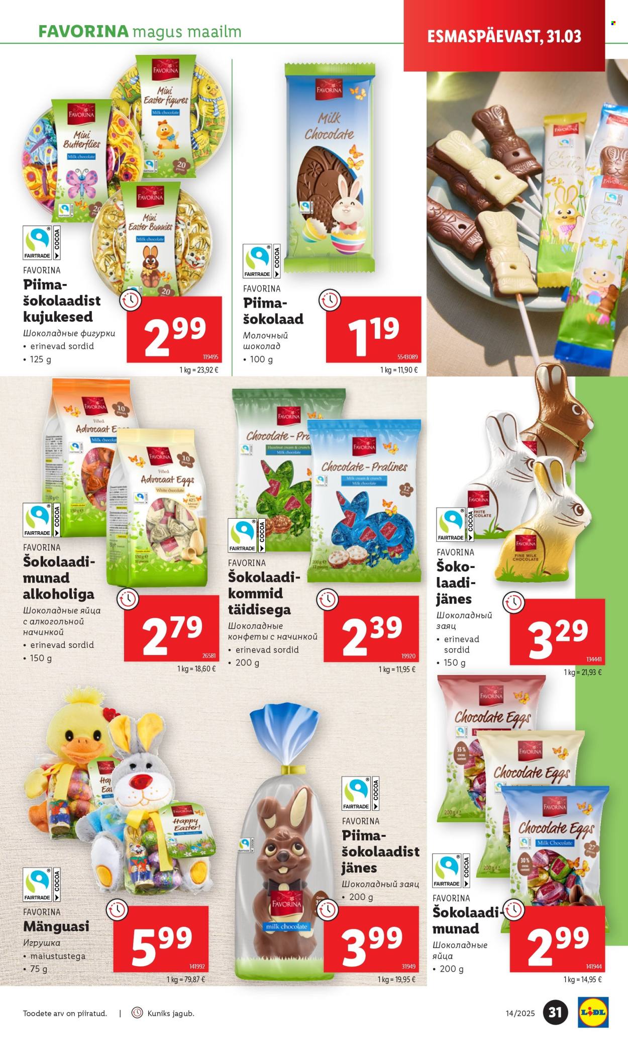 Lidl kliendileht - 31.03.2025 - 06.04.2025. Lehekülg 31