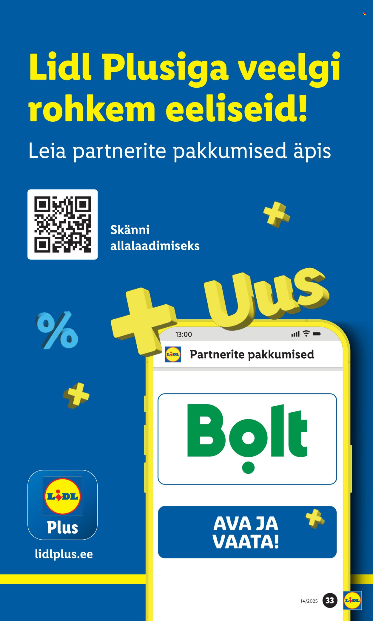 Lidl kliendileht - 31.03.2025 - 06.04.2025. Lehekülg 33