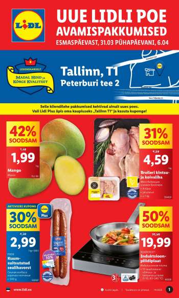 Kaupluse Lidl kliendileht - 31.03.2025 - 06.04.2025.