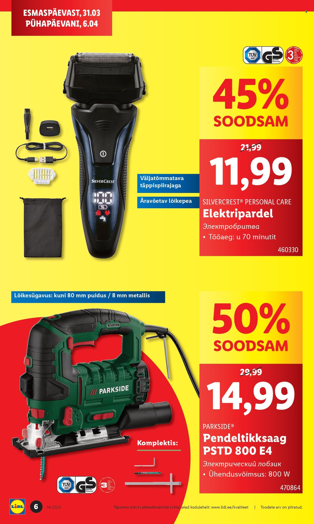 Lidl kliendileht - 31.03.2025 - 06.04.2025. Lehekülg 6