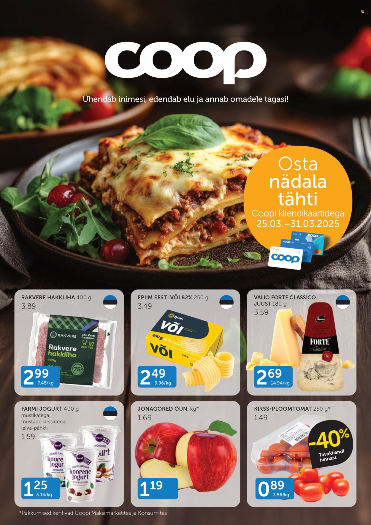 Coop kliendileht - 25.03.2025 - 31.03.2025. Lehekülg 1