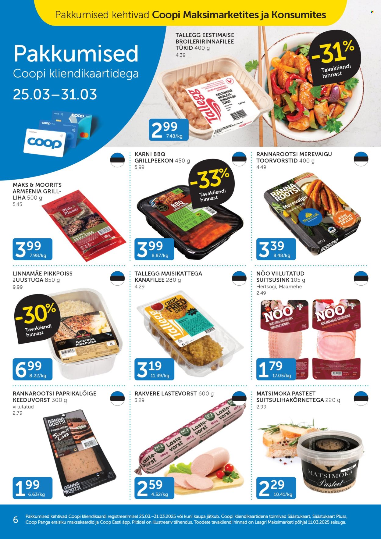 Coop kliendileht - 25.03.2025 - 31.03.2025. Lehekülg 6