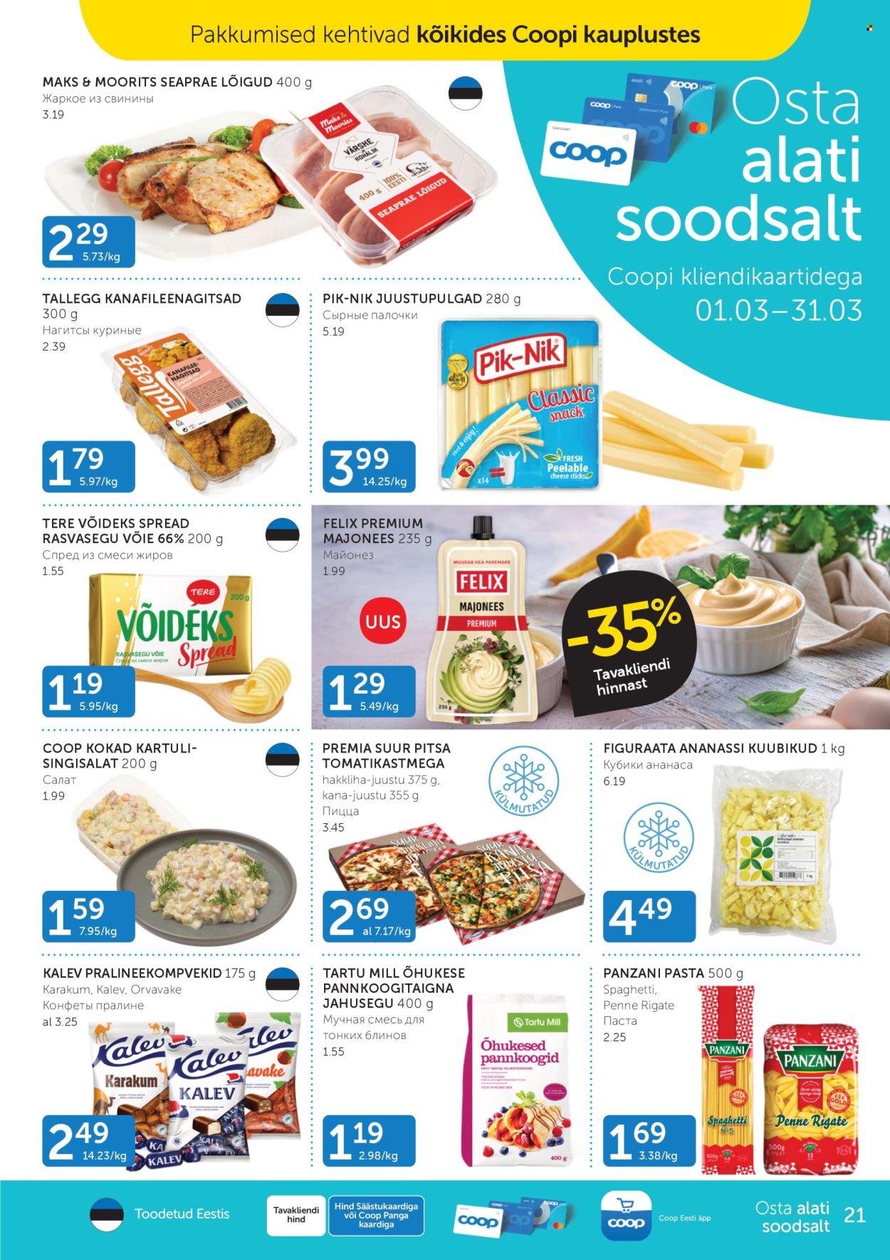 Coop kliendileht - 25.03.2025 - 31.03.2025. Lehekülg 21
