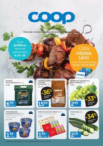 Kaupluse Coop kliendileht - 01.04.2025 - 07.04.2025.